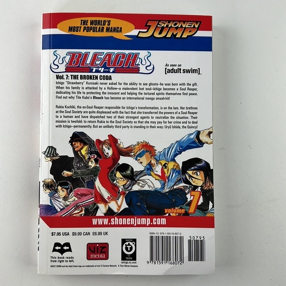 JAPANESE Manga Bleach Graphic Novel Volume 7 - Picture 2 of 6